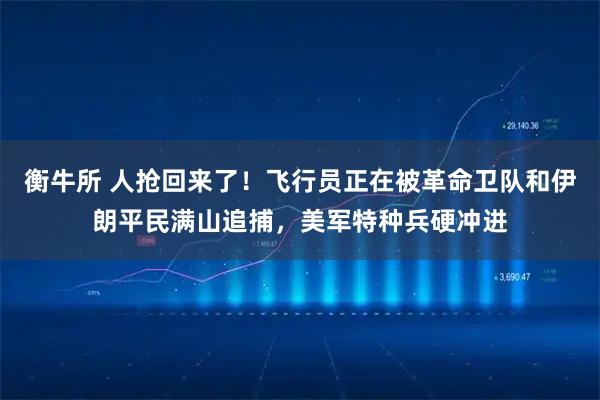 衡牛所 人抢回来了！飞行员正在被革命卫队和伊朗平民满山追捕，美军特种兵硬冲进