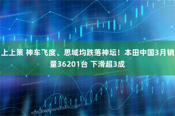 上上策 神车飞度、思域均跌落神坛！本田中国3月销量36201台 下滑超3成